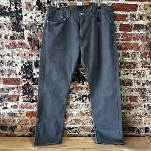 Levis 505 Jeans Mens 38x32 Regular Zip fly Gray denim Levi's